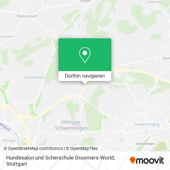 Hundesalon und Scherschule Groomers-World Karte