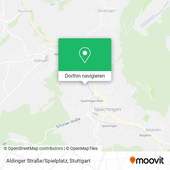Aldinger Straße/Spielplatz Karte