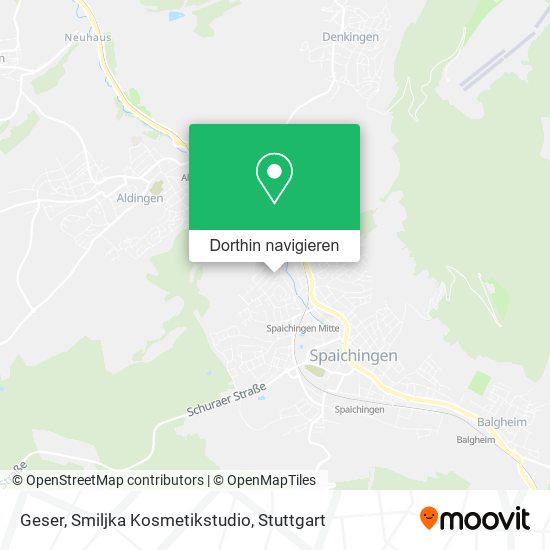 Geser, Smiljka Kosmetikstudio Karte