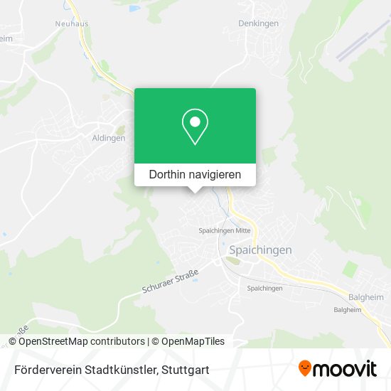 Förderverein Stadtkünstler Karte