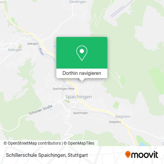 Schillerschule Spaichingen Karte