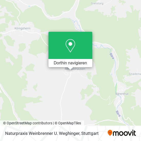 Naturpraxis Weinbrenner U. Weghinger Karte
