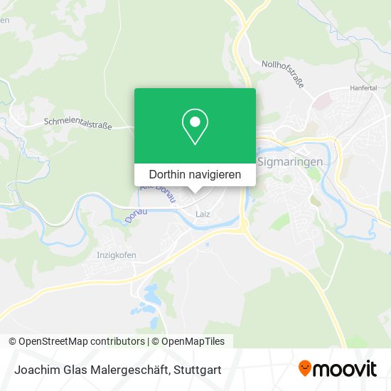 Joachim Glas Malergeschäft Karte