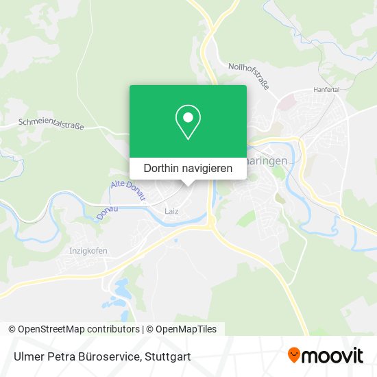 Ulmer Petra Büroservice Karte