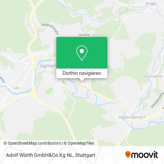 Adolf Würth GmbH&Co.Kg NL Karte