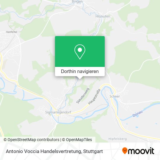 Antonio Voccia Handelsvertretung Karte