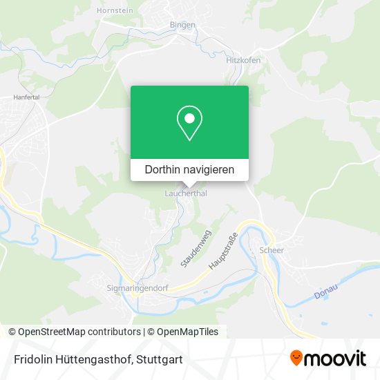 Fridolin Hüttengasthof Karte