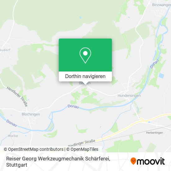 Reiser Georg Werkzeugmechanik Schärferei Karte