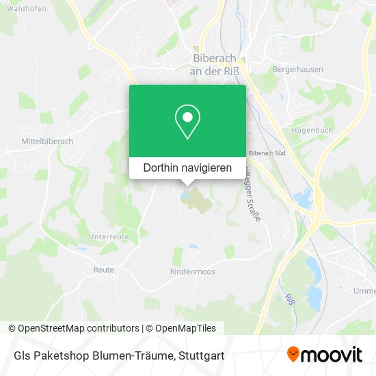 Gls Paketshop Blumen-Träume Karte
