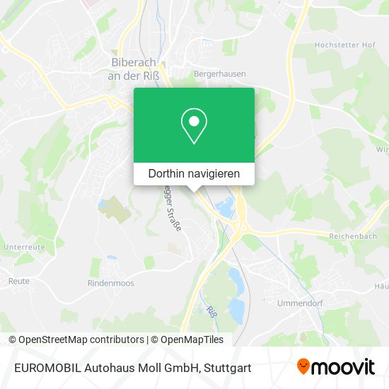 EUROMOBIL Autohaus Moll GmbH Karte