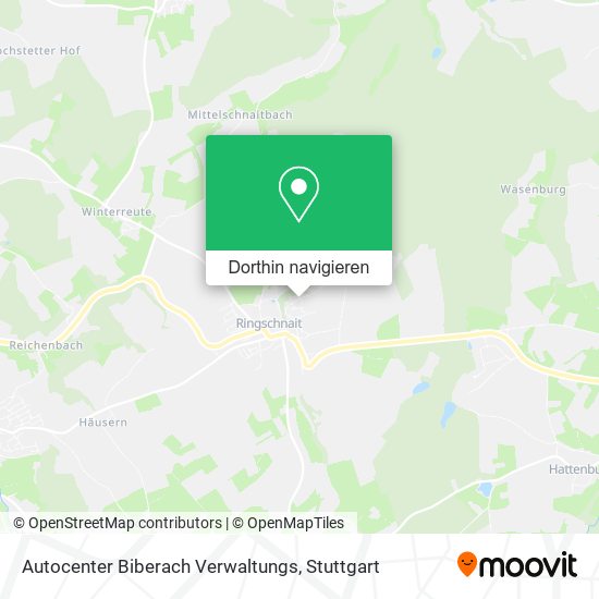 Autocenter Biberach Verwaltungs Karte