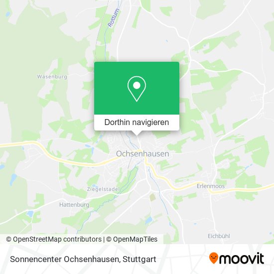 Sonnencenter Ochsenhausen Karte