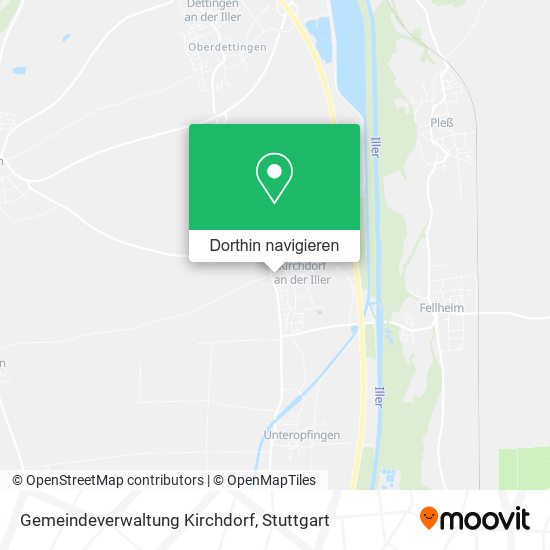 Gemeindeverwaltung Kirchdorf Karte