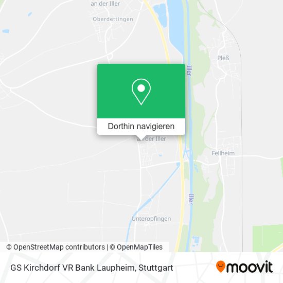 GS Kirchdorf VR Bank Laupheim Karte