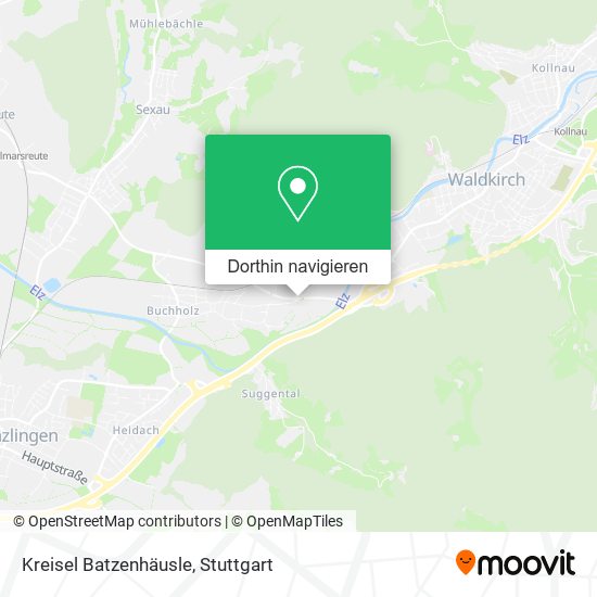 Kreisel Batzenhäusle Karte