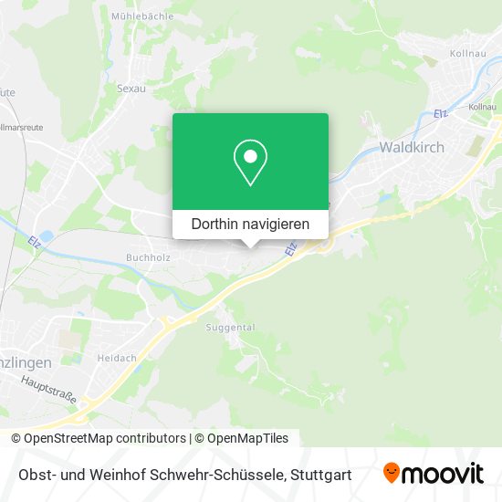 Obst- und Weinhof Schwehr-Schüssele Karte