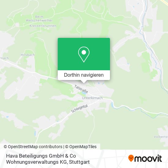 Hava Beteiligungs GmbH & Co Wohnungsverwaltungs KG Karte