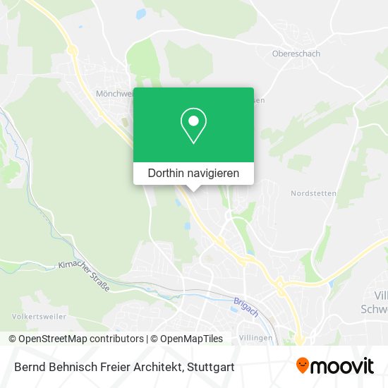 Bernd Behnisch Freier Architekt Karte