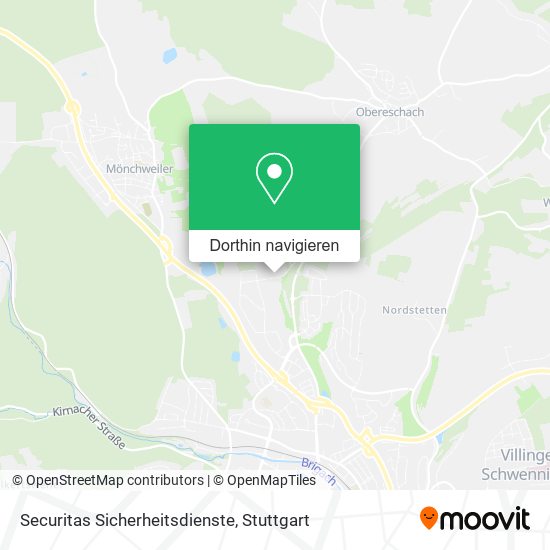 Securitas Sicherheitsdienste Karte