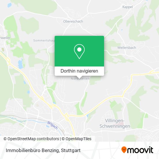 Immobilienbüro Benzing Karte