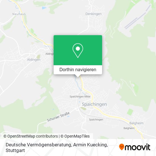Deutsche Vermögensberatung, Armin Kuecking Karte