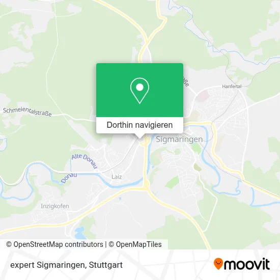 expert Sigmaringen Karte