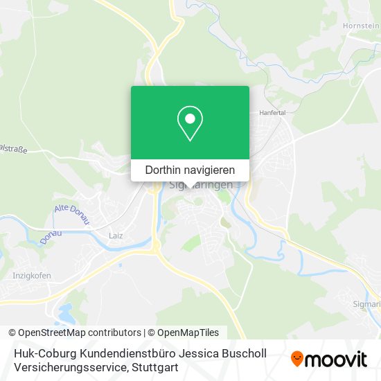 Huk-Coburg Kundendienstbüro Jessica Buscholl Versicherungsservice Karte