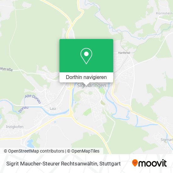 Sigrit Maucher-Steurer Rechtsanwältin Karte