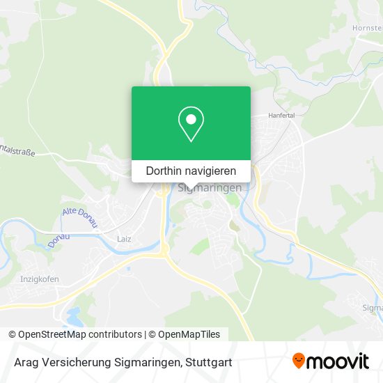 Arag Versicherung Sigmaringen Karte