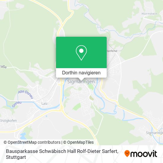 Bausparkasse Schwäbisch Hall Rolf-Dieter Sarfert Karte