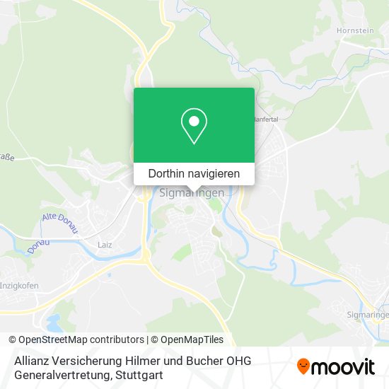 Allianz Versicherung Hilmer und Bucher OHG Generalvertretung Karte