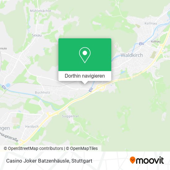 Casino Joker Batzenhäusle Karte
