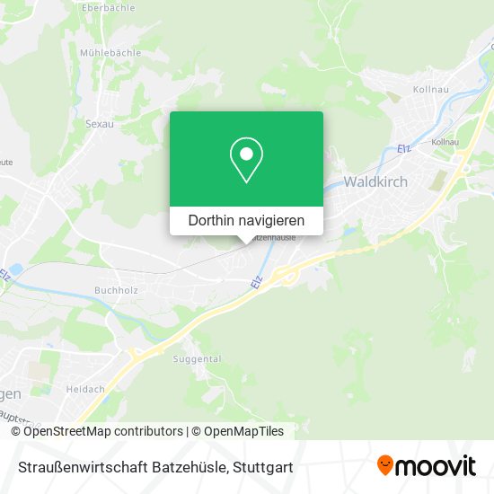 Straußenwirtschaft Batzehüsle Karte