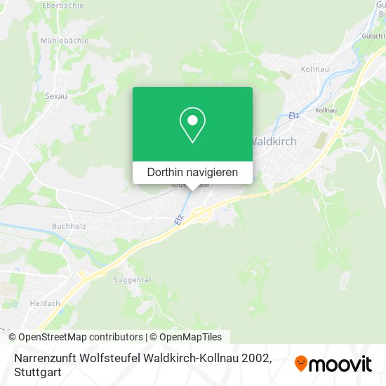 Narrenzunft Wolfsteufel Waldkirch-Kollnau 2002 Karte