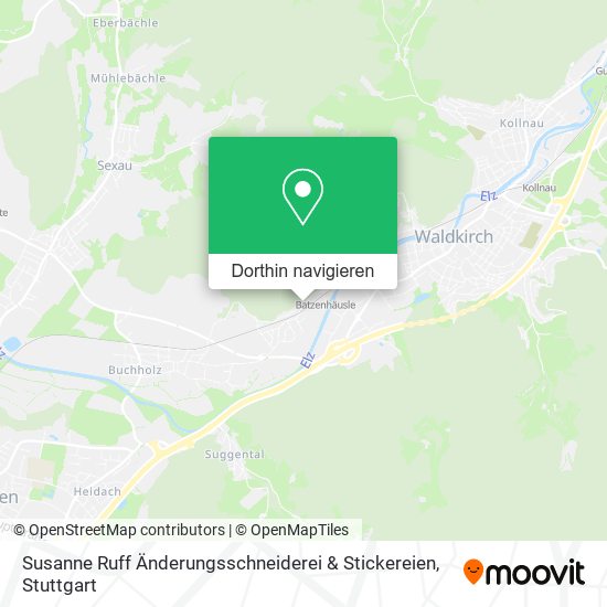 Susanne Ruff Änderungsschneiderei & Stickereien Karte