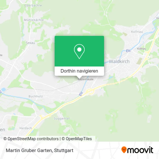 Martin Gruber Garten Karte