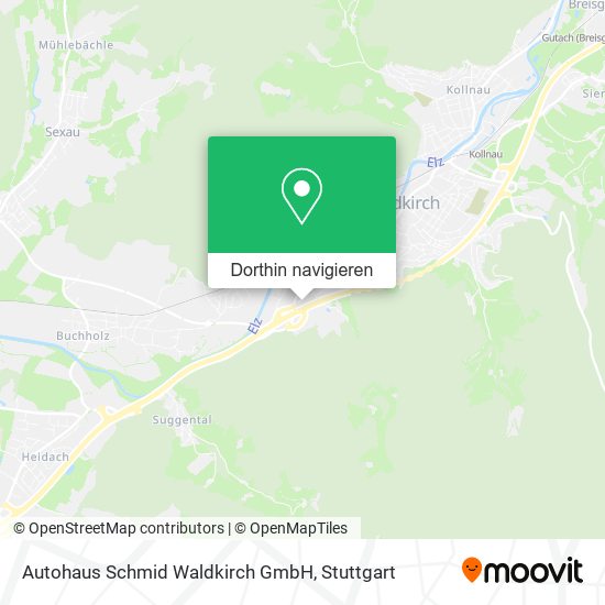 Autohaus Schmid Waldkirch GmbH Karte