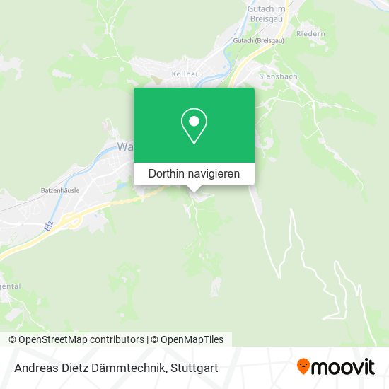 Andreas Dietz Dämmtechnik Karte