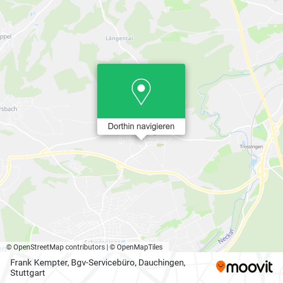 Frank Kempter, Bgv-Servicebüro, Dauchingen Karte