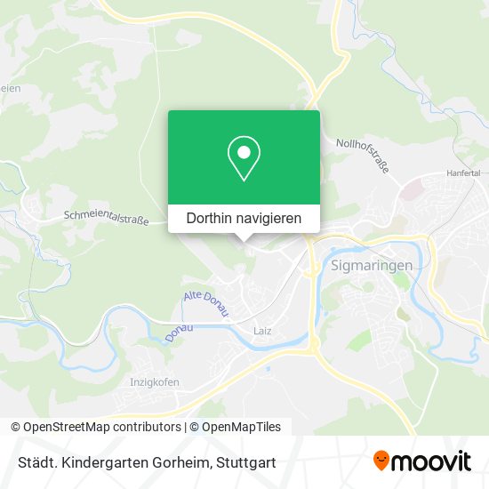 Städt. Kindergarten Gorheim Karte