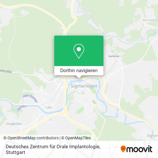 Deutsches Zentrum für Orale Implantologie Karte