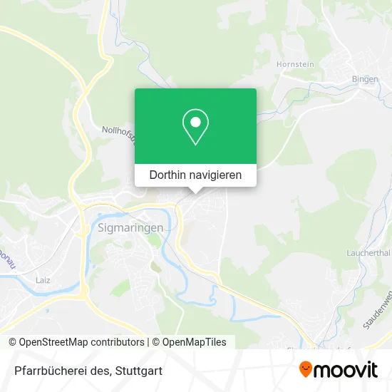 Pfarrbücherei des Karte