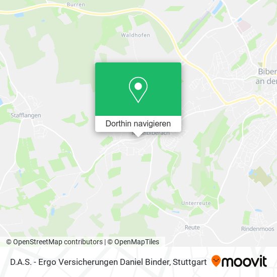 D.A.S. - Ergo Versicherungen Daniel Binder Karte