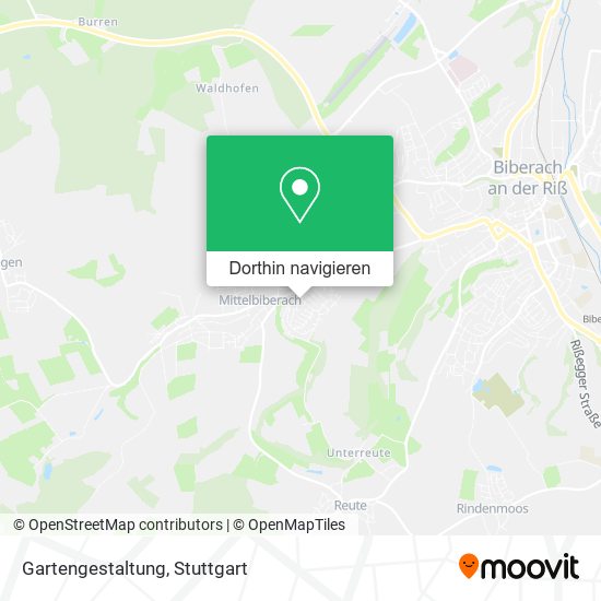 Gartengestaltung Karte