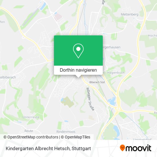 Kindergarten Albrecht Hetsch Karte