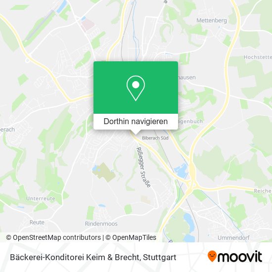 Bäckerei-Konditorei Keim & Brecht Karte