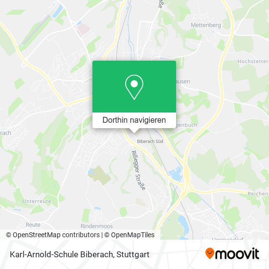 Karl-Arnold-Schule Biberach Karte