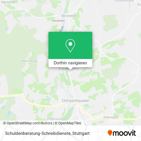 Schuldenberatung-Schreibdienste Karte