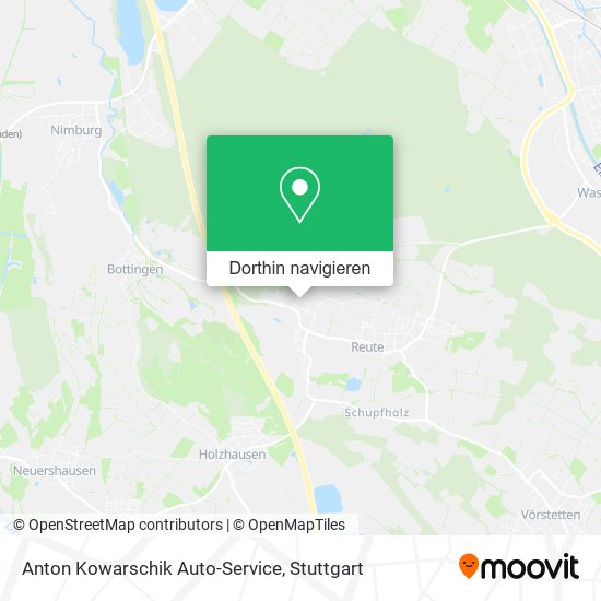 Anton Kowarschik Auto-Service Karte