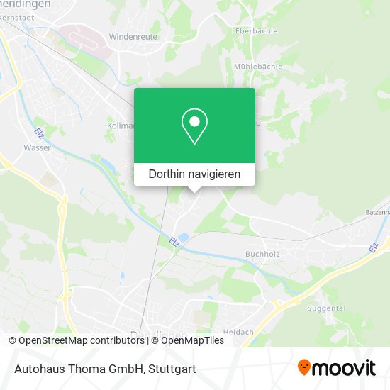 Autohaus Thoma GmbH Karte
